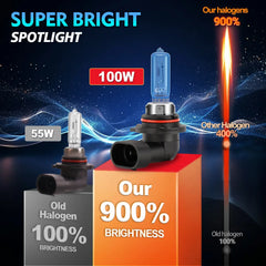 2Pcs Xenon Lamps 80000LM Super Bright Halogen Car Headlight 6000K Super White 12V H1 H4 H7 H11 H13 9005 9006 9012 Auto Headlamps