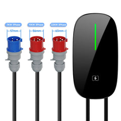 OEM 22KW 32A/16A Wall-Mounted EV Charger 7KW 11kW Type 2 WiFi  App OCPP Home Use AC Charging Station Fast Charging for EV