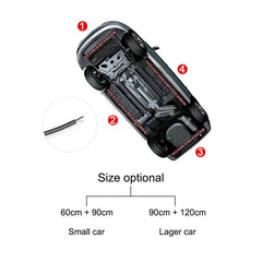 SEAMETAL Car Chassis Light Color Flow Atmosphere Light Waterproof APP Control Underbody Light LED Flexible Underglow Light Strip
