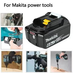 Makita 18V battery for Makita 18V power tools The 18V Makita BL1860B rechargeable battery can replace BL1850B LXT400