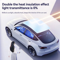 YZ For Tesla Model 3 Y Highland 2021-2025 magnetic suction clip Sun Shades Glass Roof Sunshade Front Rear Sunroof Skylight