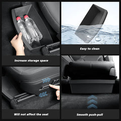 For Tesla New Model Y 2025 Launch Juniper Front Seats Under Seat drawer TPE Storage Box