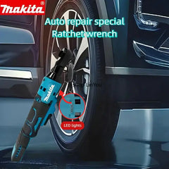 Makita Brushless Ratchet Right Angle Wrench Cordless Driver Variable Speed Power Wrench LED 18V Power Tools(Attributes optional)