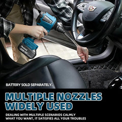 Makita 18V Turbo Jet Fan Electric Air Duster Adjustable wind speed Turbo Violent Blower Light Car Cleaning Power Tools
