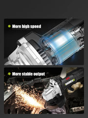 Worx WU806 Bare Tool Cordless Angle Grinder Brushless 20v 100x16mm 9500rpm Clutch Protection Share Green and Kress Battery
