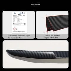 For Tesla Model Y Juniper 2025 Newest 100% Real Carbon Fiber Spoiler High Performance 2024 Model3 Highland Trunk Wings Accessory