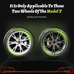 4PCS for Tesla Model Y 2020-2024 Vehicle Full Coverage Gemini Wheel Cover Placement Hubcap 19 Inch Automobile Accessories