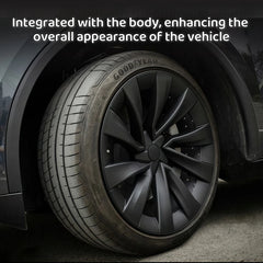 4PCS 20 Inch Wheel Cap For Tesla Model Y Juniper 2025 Automobile Performance Replacement Wheel Hubcap Full Rim Cover Accessories