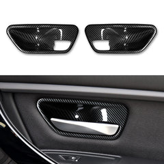 For BMW F30 F31 F34 3GT F32 F33 F36 Center Console Dashboard Gear Shifter Panel Car Trim Accessories, Carbon Fiber ABS Sticker