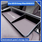 For BYD Song Plus DMi EV 2022-2025 Instrument Panel Storage Box Navigation Screen Back Storage Tray Car Organizer Accessories