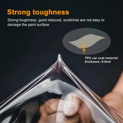 For MG4 EV 2024 2025 Headlight Rearview B C Pillars Car Paint Protection Film Self-Healing PPF Sticker Accessories Anti Scratch
