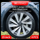 4PCS For New Tesla Model Y Juniper 2025 19 Inch Wheel Cover Performance Replacement Wheel Hub Cap Full Rim Cover Accessories