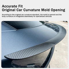 For Tesla New Model Y Juniper 2025 High Performance Spoiler Real Carbon Fiber Original Trunk Wing Accessories