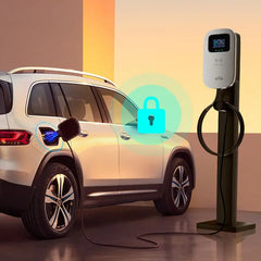 JIGU 32A 7.6KW GBT Electric Vehicle Car Charger WiFi EVSE Wallbox 11KW 22KW GB/T Charging Station Cable APP Control EV Charger