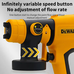 Dewalt Cordless Electric 800ML Spray Gun Portable Paint Sprayer High Power Auto Furniture Coating Airbrush For Dewalt Battery