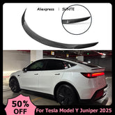 For Tesla New Model Y Juniper 2025 High Performance Spoiler Real Carbon Fiber Original Trunk Wing Accessories