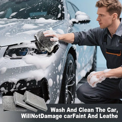 11pcs Microfiber Car Cleaning Kit Tire Brush Scratch Removal Pads Detailing Sponges Interior Cleaning Essentials Cleaning Tools