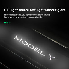 Wireless LED illuminated Pedal Car Door Sills Protector For Tesla Model 3 Y Door Edge Protectors MODEL 3 ACCESSORI