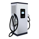 40kW Dual-Gun DC Fast EV Charger with CCS & CHAdeMO Ports, Touchscreen Control, RFID Access,Electric Charging Station Commercial