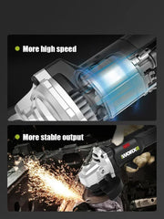 Worx WU806 Wireless Angle Grinder Brushless 20v 100x16mm 9500rpm Clutch Protection for Polishing Cutting Share Kress Battery
