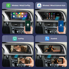 Road Top Radio Multimedia Linux Screen For Audi A4 A5 2009-2015 Wireless CarPlay Android Auto Airplay Car Player Function