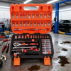 Auto Repair Tool Kit Sleeve Set Sleeve Batch Head Combination Sleeve Toolbox Motorcycle Repair Car Maintenance Toolbox