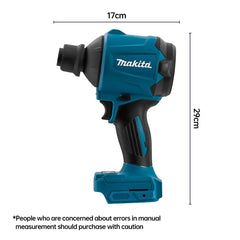 Makita 18V Turbo Jet Fan Electric Air Duster Adjustable wind speed Turbo Violent Blower Light Car Cleaning Power Tools