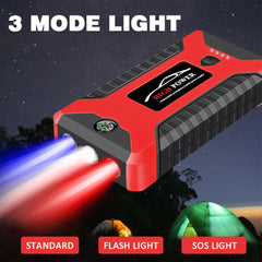 Portable Car Battery Starter Auto Jump Starter 99800mAh Petrol Diesel Car Emergency Booster Start Power Supply 12V For Cars