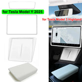 Tesla Model Y Juniper 2025 Center Console Wireless Charging Pad & Mirror Protector - kingpowerauto