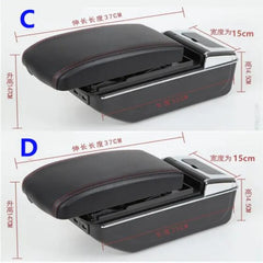 For Renault Clio 4 Armrest For Renault Captur Clio 3 III IV Car Armrest Box Accessorie Storage Parts Dedicated Interior Retrofit
