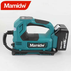 Mamidw Automatic Cordless Inflator Electric Air Pump Car Tire Handheld Air Compressor For Makita 18V Battery PIN