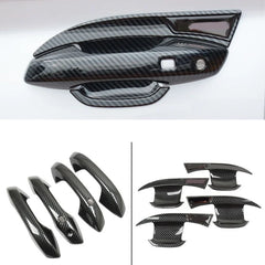 Car Door Handle Cover for BYD Song Plus SA3 Seal U Sealion 6 DM-i EV 2021~2025 2022 Carbon Fiber Chrome Trim Scratch Accessories