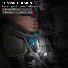 Makita Brushless Ratchet Right Angle Wrench Cordless Driver Variable Speed Power Wrench LED 18V Power Tools(Attributes optional)