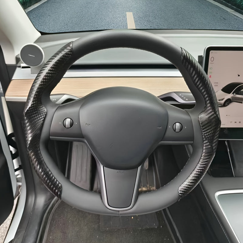 Suitable for Tesla model 3/Y steering wheel cover model 3 ultra-thin sweat absorption