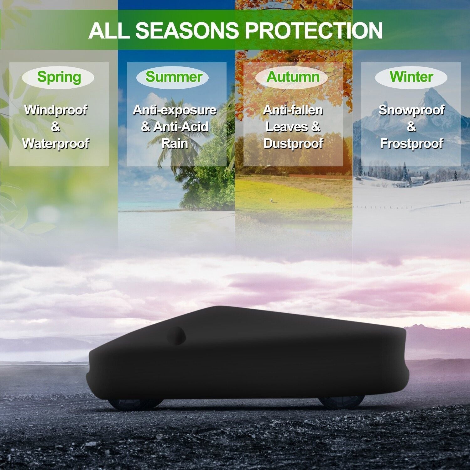 All-Weather Waterproof Protection - UV, Snow, & Rain Defender - Custom Fit for Applicable to Tesla Cybertruck Car cover