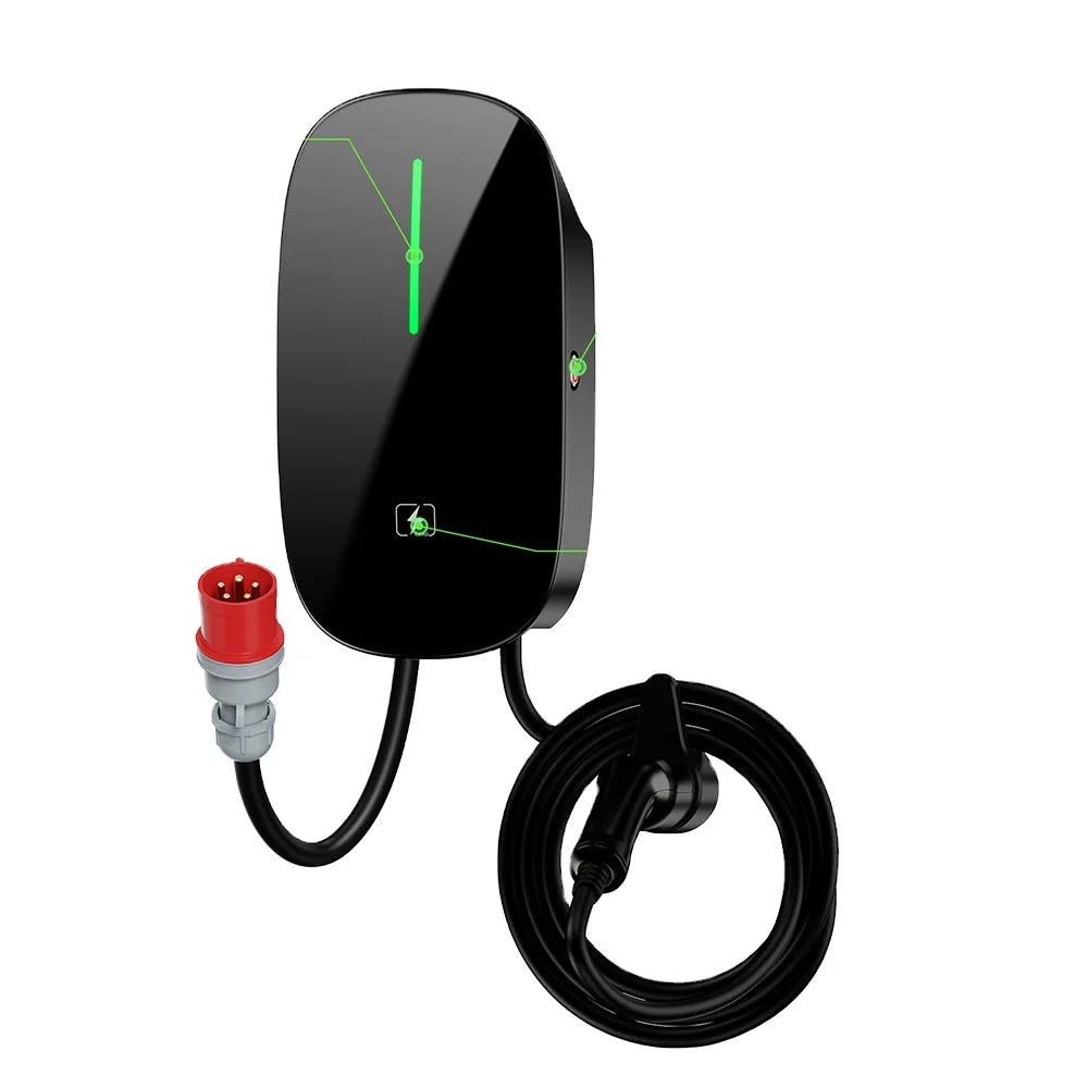 OEM 22KW 32A/16A Wall-Mounted EV Charger 7KW 11kW Type 2 WiFi  App OCPP Home Use AC Charging Station Fast Charging for EV