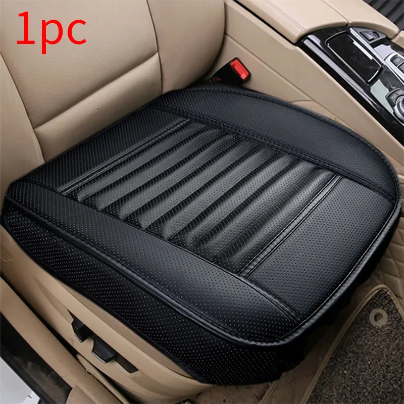 Universal Leather Car Seat Covers interior Automobiles Seats Cover Mats Auto Seat-Cover Cushion Protector Chair Pads Accessories