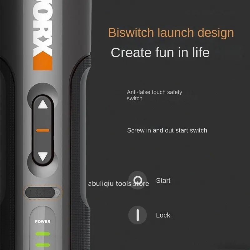 Xiaomi Worx 4V Mini Electrical Screwdriver Set WX242 WX240 Manual Automatic All-in-one Household Maintenance Repair for Laptop