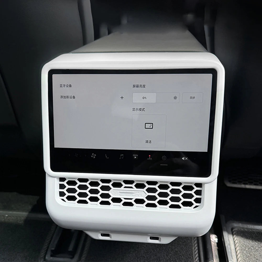 For Tesla Model Y Juniper 2025 2026 Dashboard Panel Trim Center Console Sticker Armrest Pad Air Condition Vent Cover Accessories