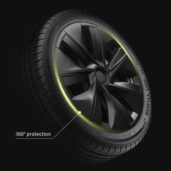 4PCS for Tesla Model Y 2020-2024 Vehicle Full Coverage Gemini Wheel Cover Placement Hubcap 19 Inch Automobile Accessories