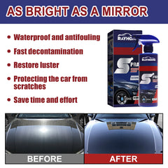Rayhong 120ml/100ml Car Coating Polish Spray Windshield Cleaning Spray Hydrophobic Anti-Fogging Agent Paint Scratch Repair Spray
