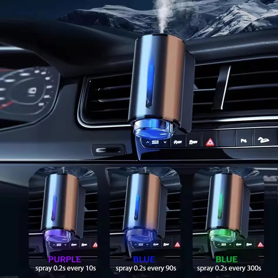 Car Electric Air Diffuser Aroma Car Air Vent Humidifier Mist Aromatherapy Car Automatic Spray Air Freshener For Removing Odors