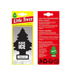 5-20pcs Black ice Car Air Freshener] Little Tress Car Air Freshener | Hanging Paper Tree for Home or Car