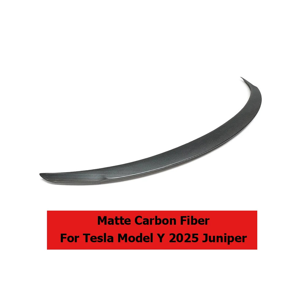For Tesla New Model Y Juniper 2025 High Performance Spoiler Real Carbon Fiber Original Trunk Wing Accessories