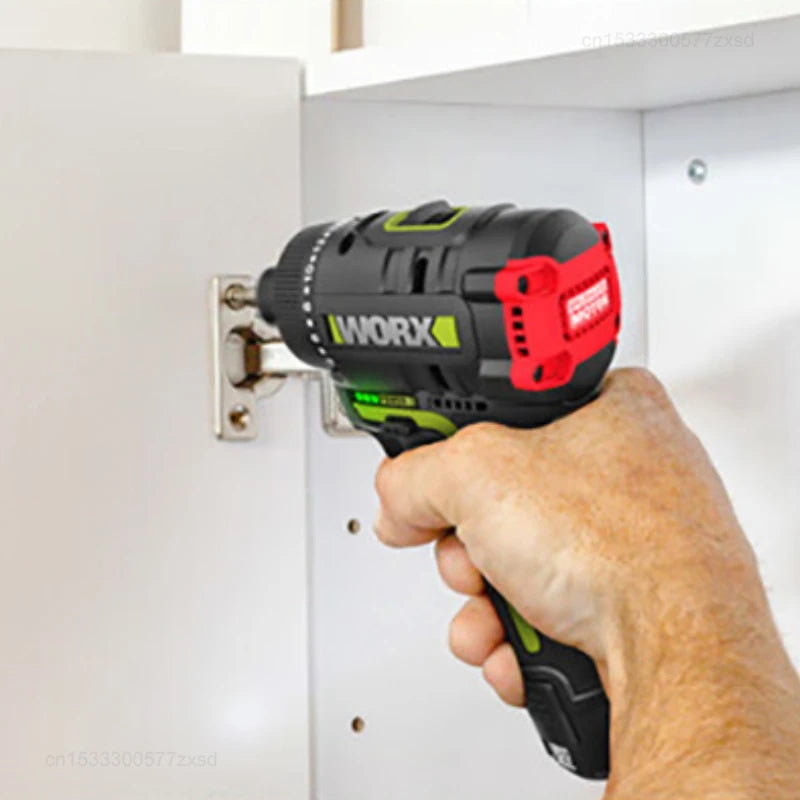 WORX 12V Brushless Driver Electromechanical Drill WU129 Lithium Battery Screwdriver Multifunctional Portable Impact Screwdriver