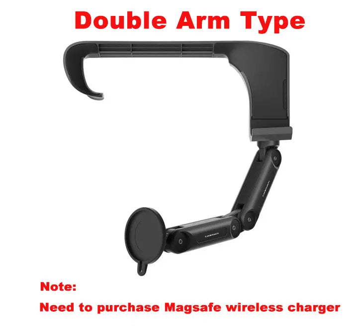 Mobile Phone Holder Extension Arm For Tesla Model 3 2017-2022 Y 2020-2023 Wireless 15W Car Magnetic Wireless Charger