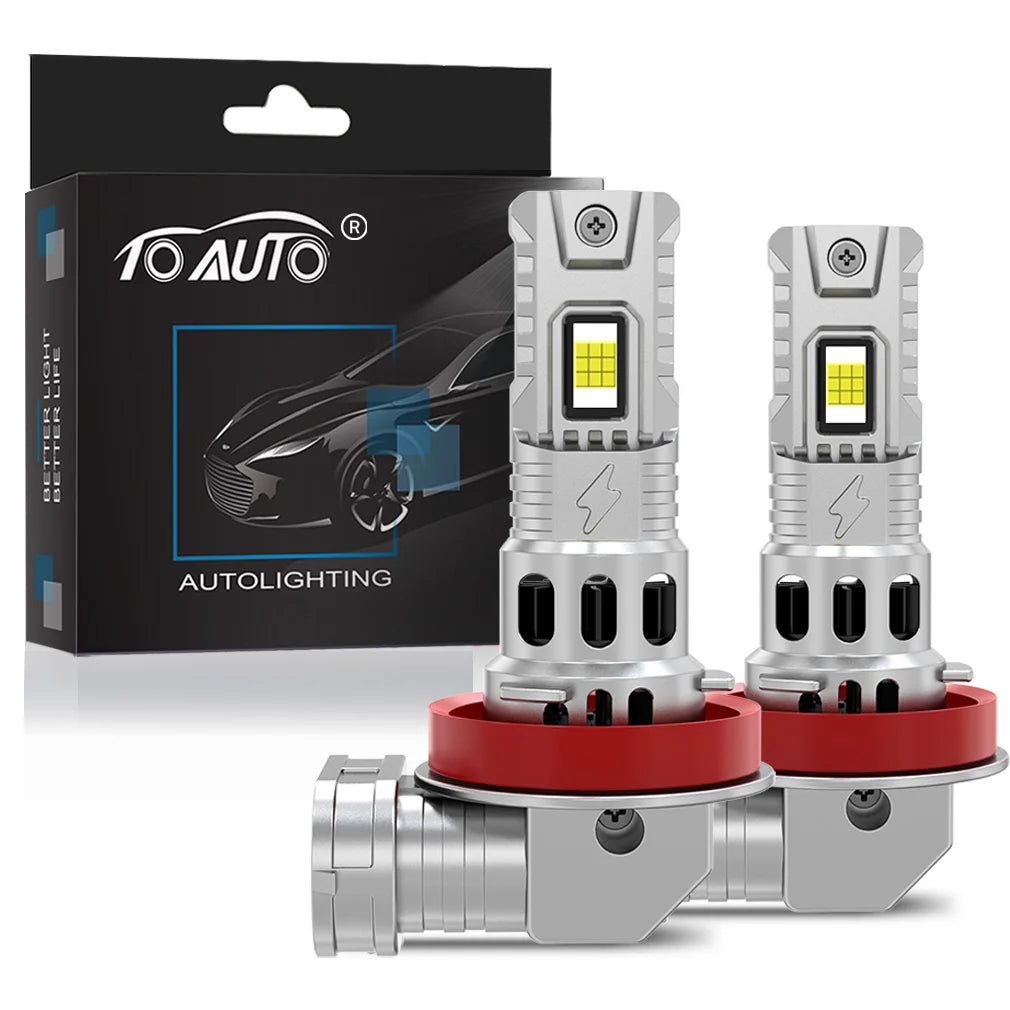 TOAUTO H4 LED Light 100W 20000LM 9005 9006 H11 H7 LED Headlight Canbus 36 CSP Car High Close Lamps Auto With Fan Turbo Lights