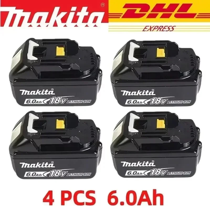 Makita 18V battery for Makita 18V power tools The 18V Makita BL1860B rechargeable battery can replace BL1850B LXT400