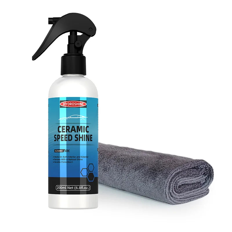 Hydroshine Ceramic Speed Shine Coating For Cars Paint Mirror Finish Auto Wax Protection Cleaning Products Hydrophobic Paint