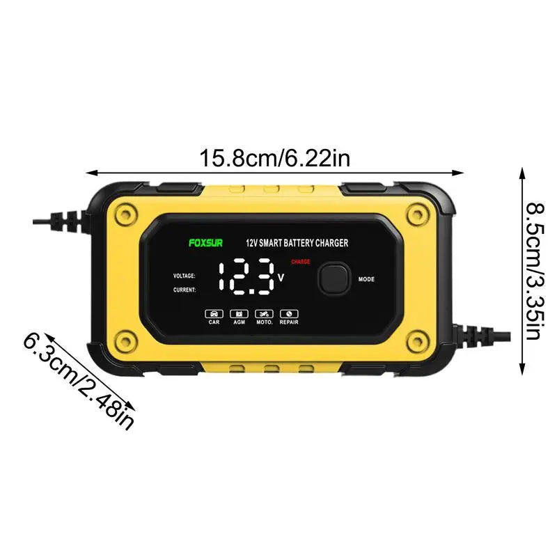 Portable Battery Jumper Starter Power Pack LCD Screen Powerful Engine Equipment 12V Device For Outdoor Roadside